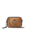 Women Fairfax & Favor Crossbody Bags | Women'S Crossbody Bag-Tan & Navy Suede