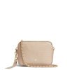 Women Fairfax & Favor Crossbody Bags | Women'S Crossbody Bag-Blush Croc Print Leather