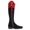 Women Fairfax & Favor Knee-High Boots | British Equestrian Women'S Tall Boot-Red & Navy, Narrow Calf