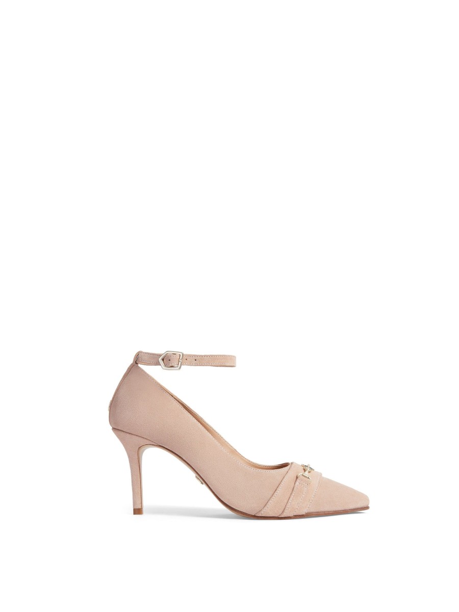 Women Fairfax & Favor Heels & Wedges | Women'S Court Shoe-Blush Suede