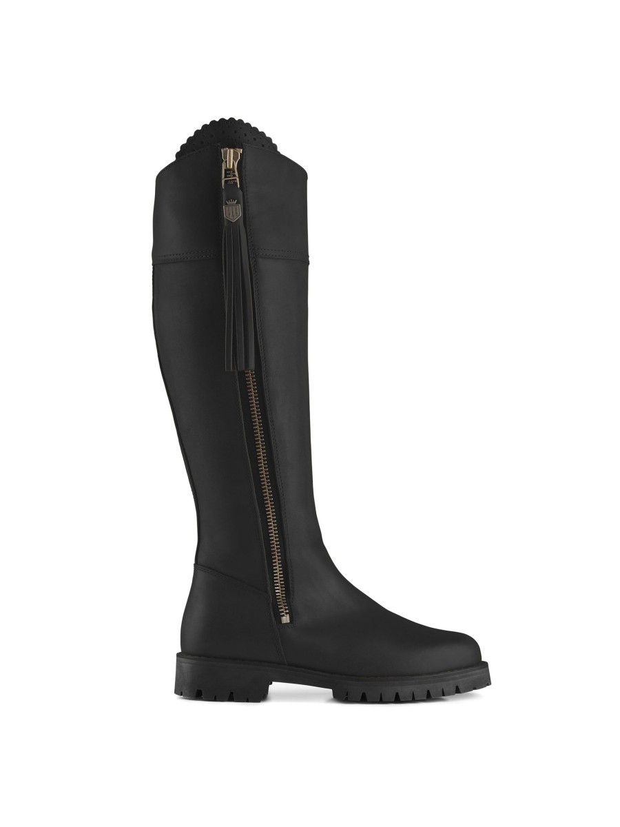 Women Fairfax & Favor Performance Boots | Women'S Waterproof Boot-Black Leather, Regular Calf