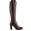 Women Fairfax & Favor Knee-High Boots | Women'S Tall High-Heeled Boot-Mahogany Leather, Regular Fit