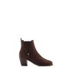 Women Fairfax & Favor Chelsea Boots | Women'S Heeled Ankle Boot-Chocolate Suede