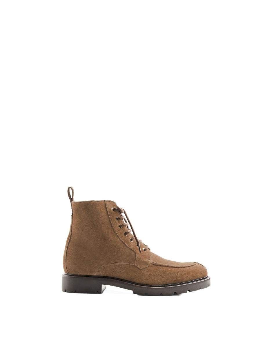 Men Fairfax & Favor Chelsea & Ankle Boots | Men'S Desert Boot-Taupe Suede