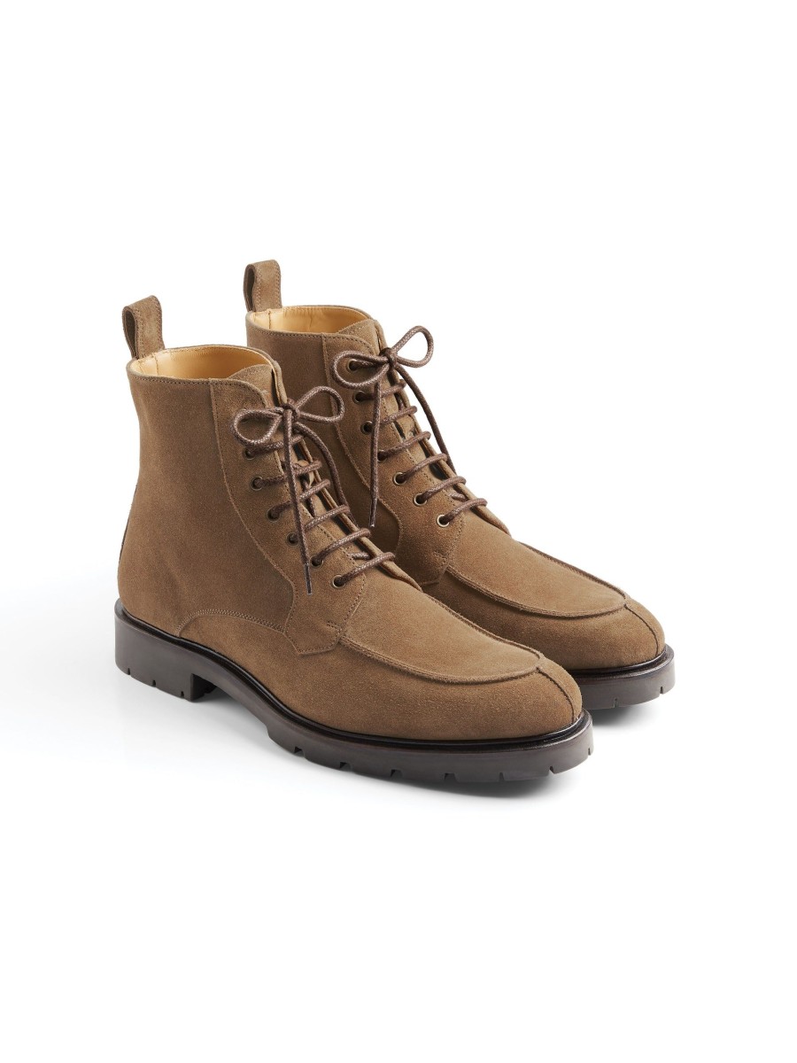 Men Fairfax & Favor Chelsea & Ankle Boots | Men'S Desert Boot-Taupe Suede