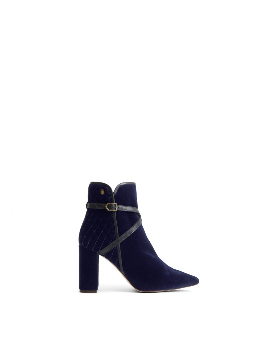 Women Fairfax & Favor Ankle Boots | Women'S Ankle Boot-Navy Velvet