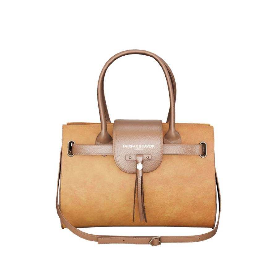 Women Fairfax & Favor Handbags | Women'S Handbag-Tan Suede