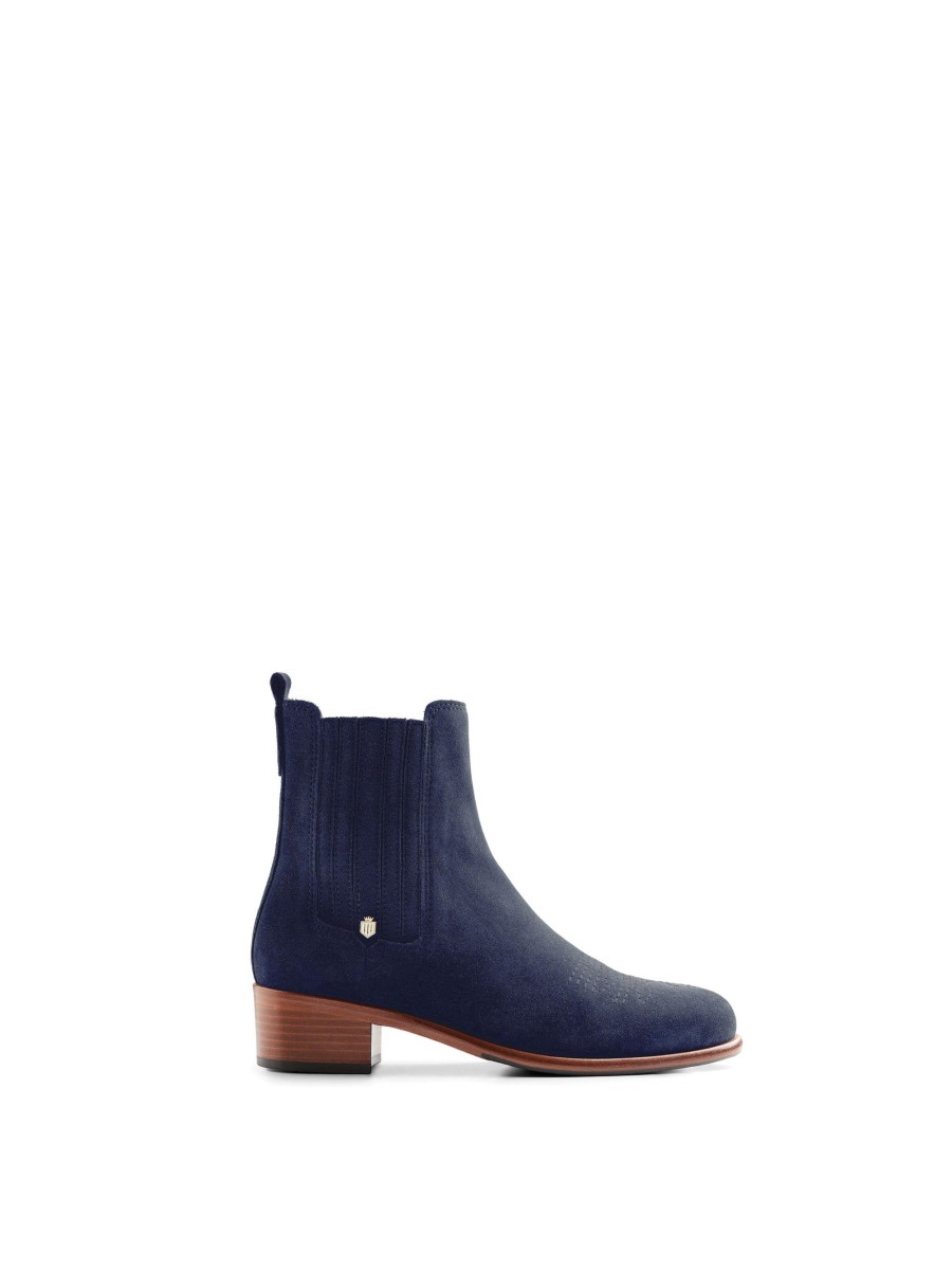 Women Fairfax & Favor Chelsea Boots | Women'S Ankle Boot-Ink Suede