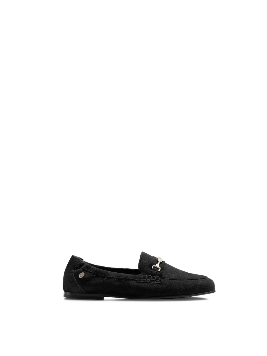 Women Fairfax & Favor Loafers | Women'S Loafer-Black Suede