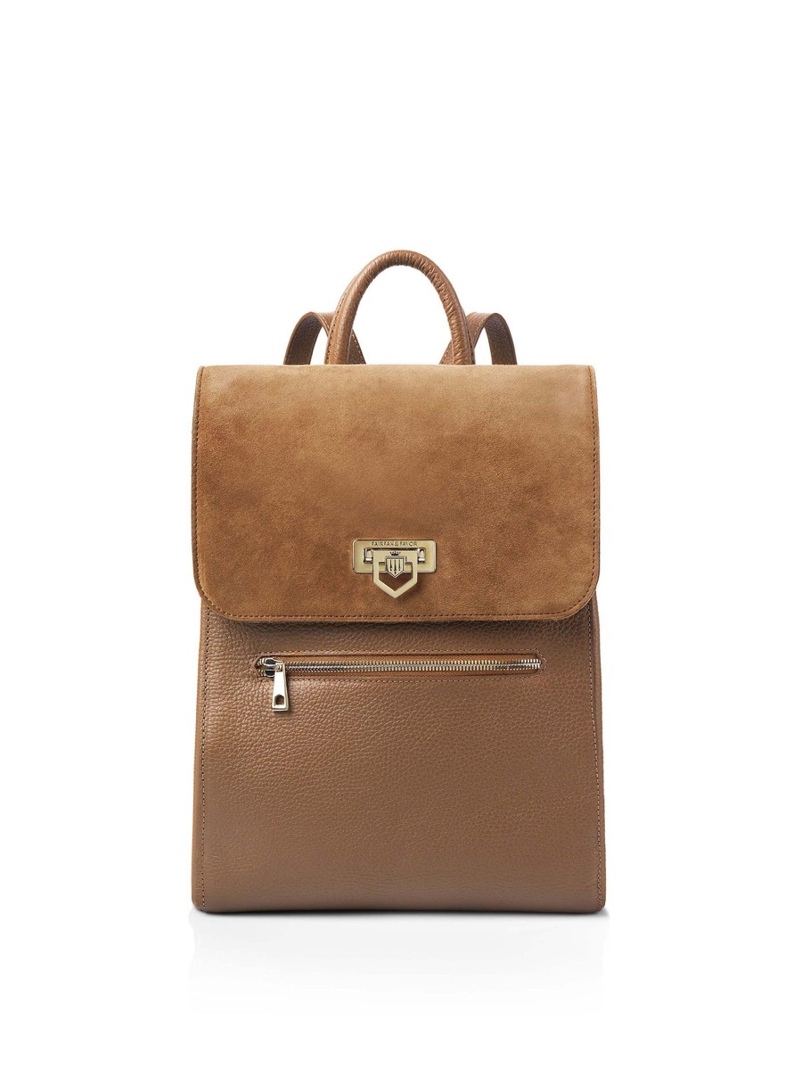 Women Fairfax & Favor Backpacks | Women'S Backpack-Tan Suede