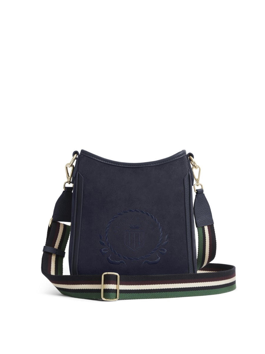 Women Fairfax & Favor Work & Travel Bags | Women'S Messenger Bag-Navy Suede