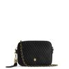 Women Fairfax & Favor Crossbody Bags | Women'S Crossbody Bag-Quilted Black Suede