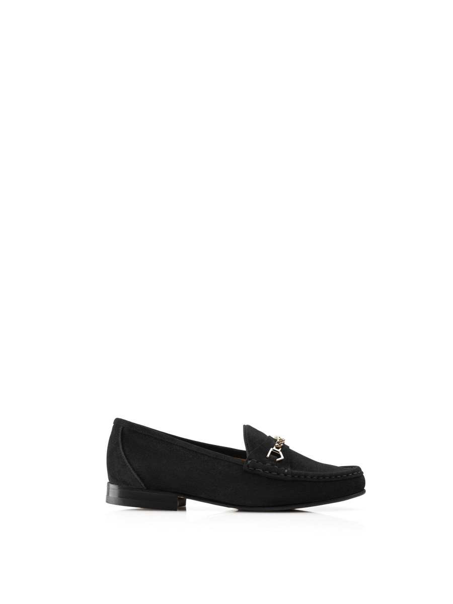 Women Fairfax & Favor Loafers | Women'S Loafer-Black Suede