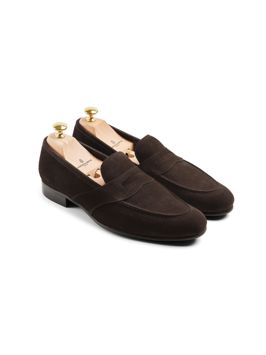 Men Fairfax & Favor Men'S Shoes | Men'S Loafer-Chocolate Suede