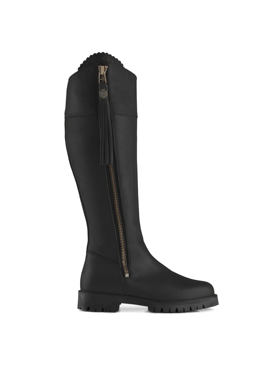 Women Fairfax & Favor Performance Boots | Women'S Waterproof Boot-Black Leather, Sporting Calf