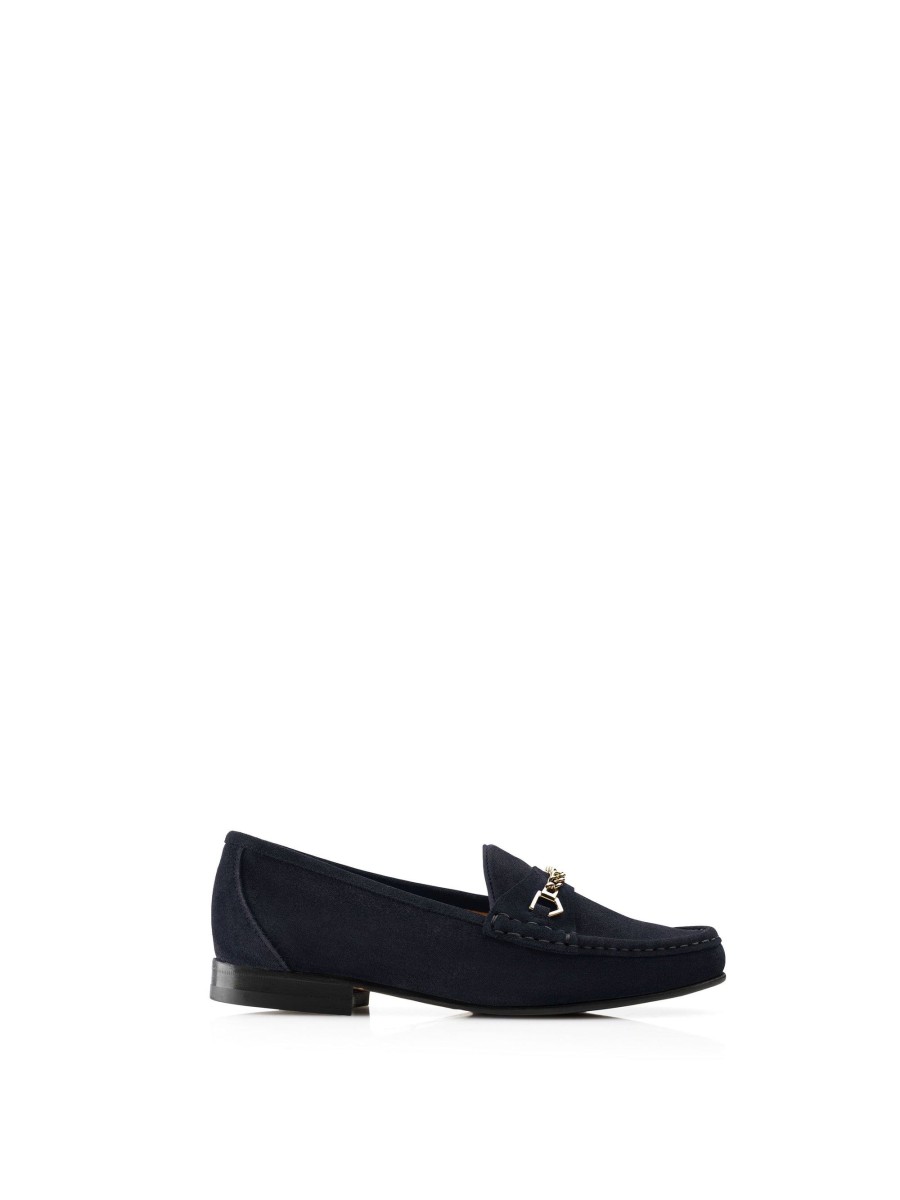 Women Fairfax & Favor Loafers | Women'S Loafer-Navy Suede