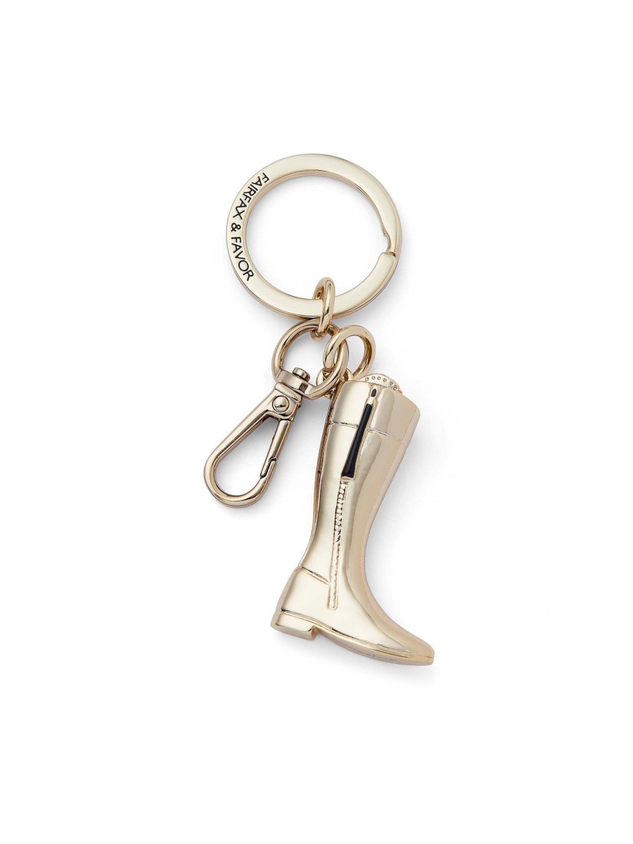 Women Fairfax & Favor Key Rings | Regina Boot-Gold Key Ring