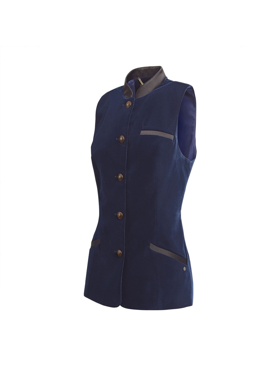 Women Fairfax & Favor Gilets | Women'S Gilet-Navy Velvet