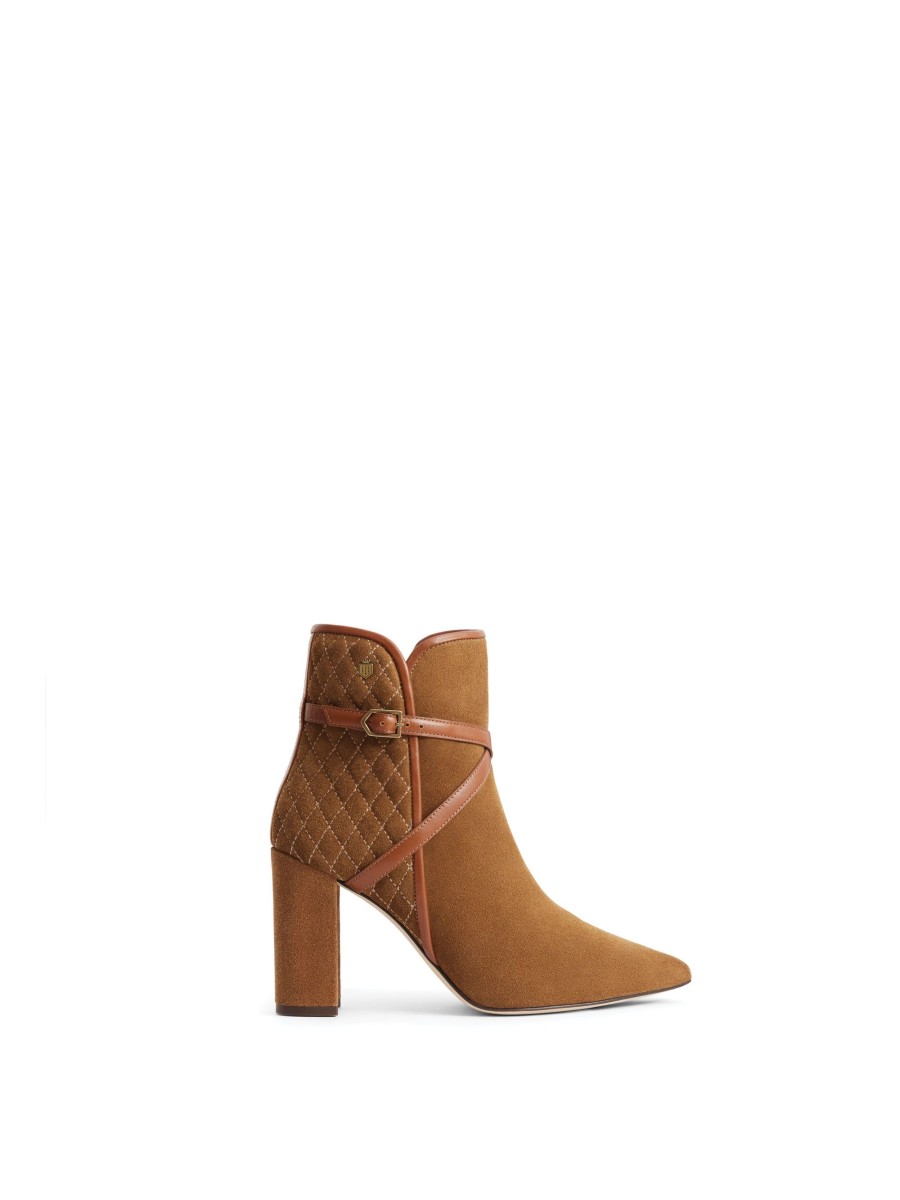 Women Fairfax & Favor Ankle Boots | Women'S Ankle Boot-Tan Suede