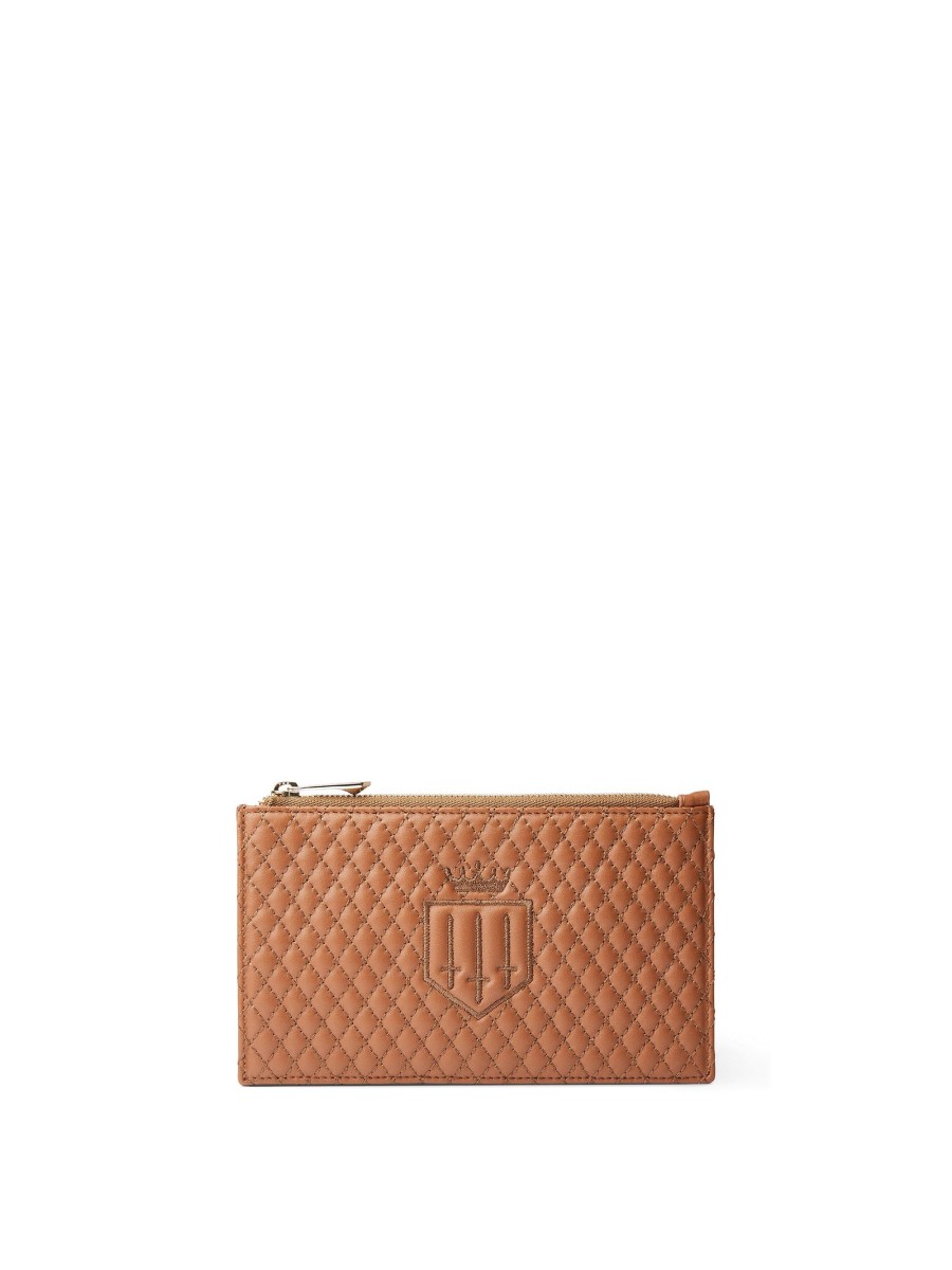 Women Fairfax & Favor Purses | Women'S Purse-Quilted Tan Leather