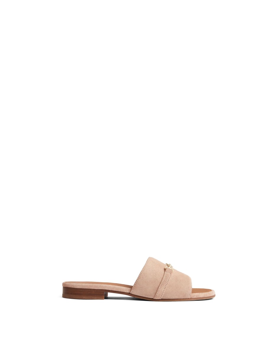 Women Fairfax & Favor Sandals | Women'S Sandal-Blush Suede