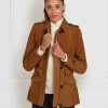 Women Fairfax & Favor Coats & Jackets | Women'S Jacket-Tan Suede