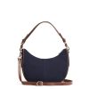 Women Fairfax & Favor Handbags | Women'S Crescent Bag-Navy Suede