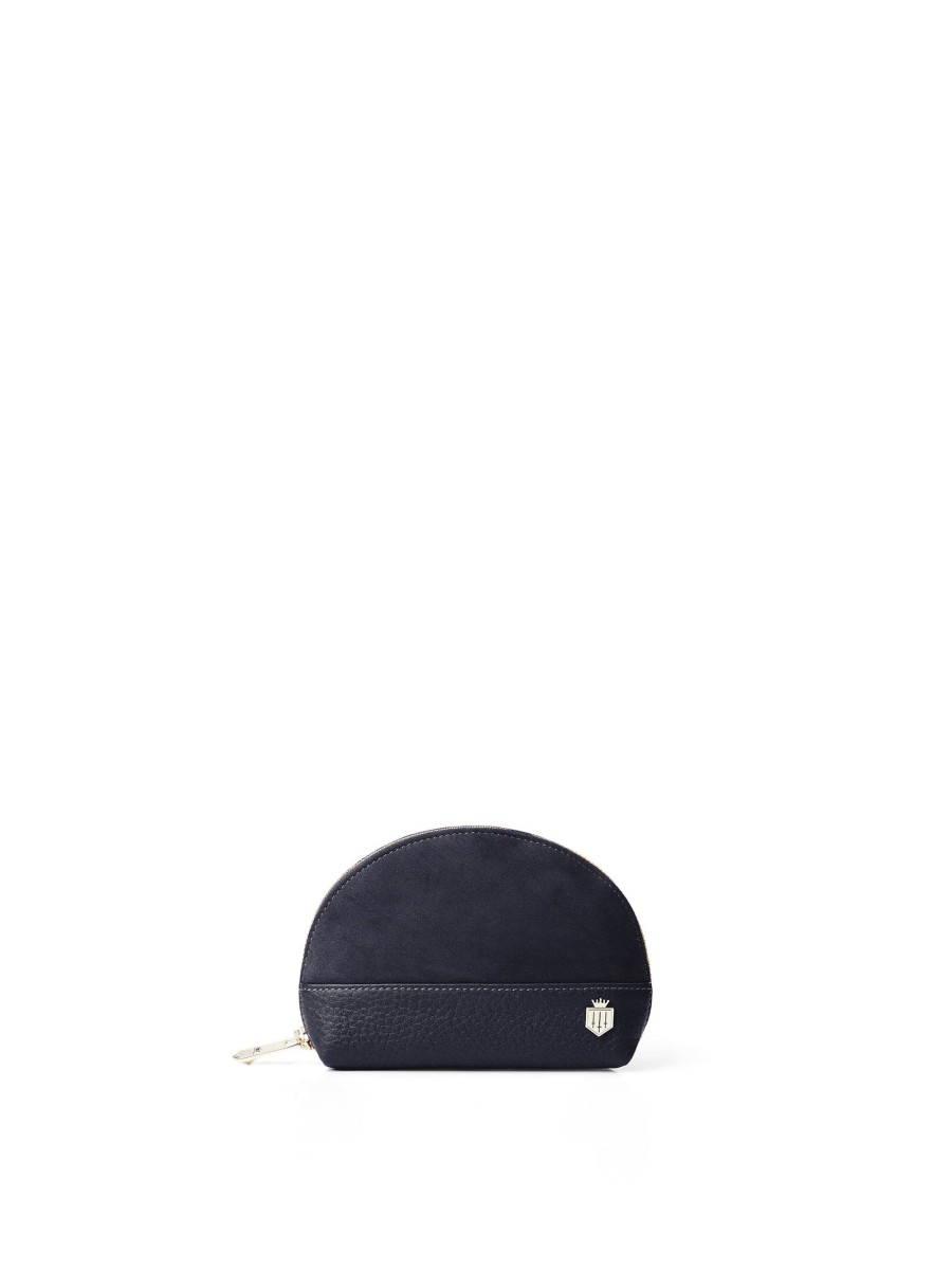 Women Fairfax & Favor Coin Purses | Women'S Coin Purse-Navy Suede