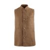 Men Fairfax & Favor Jackets & Gilets | Men'S Gilet-Camel Herringbone