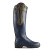 Women Fairfax & Favor Wellingtons | Women'S Welly Boot-Navy Rubber, Sporting Calf