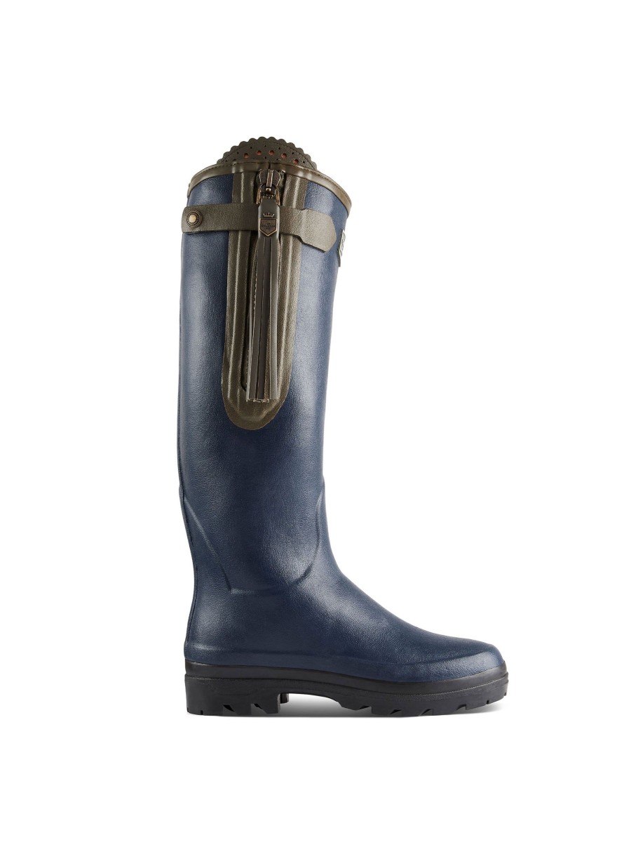 Women Fairfax & Favor Performance Boots | Women'S Welly Boot-Navy Rubber, Narrow Calf