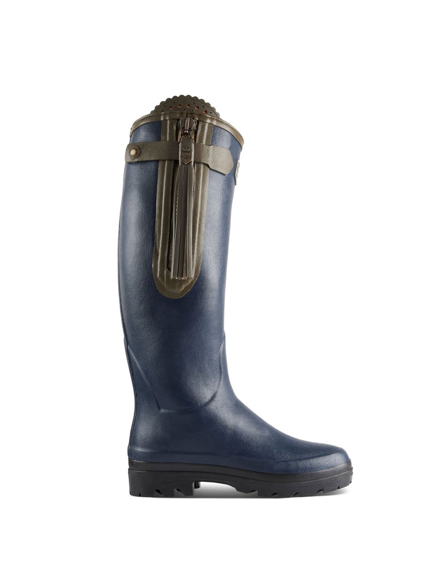 Women Fairfax & Favor Wellingtons | Women'S Welly Boot-Navy Rubber, Regular Calf