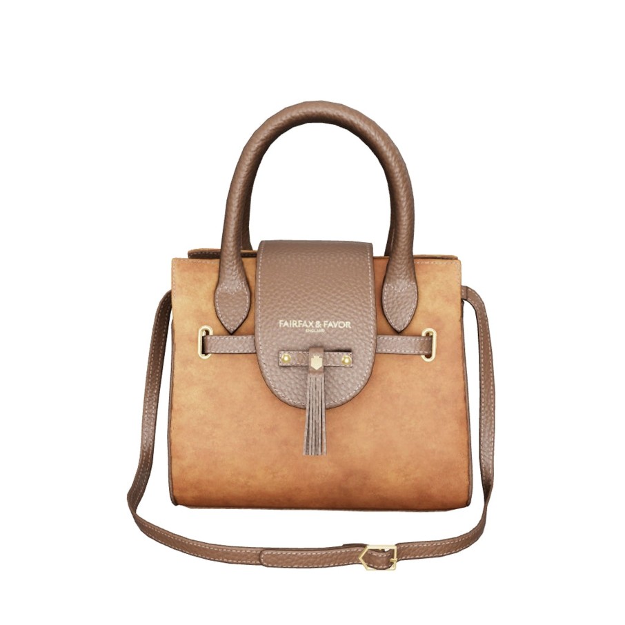 Women Fairfax & Favor Crossbody Bags | Women'S Mini Handbag-Ink Suede