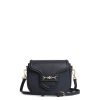 Women Fairfax & Favor Saddle Bags | Women'S Mini Saddle Bag-Navy Suede