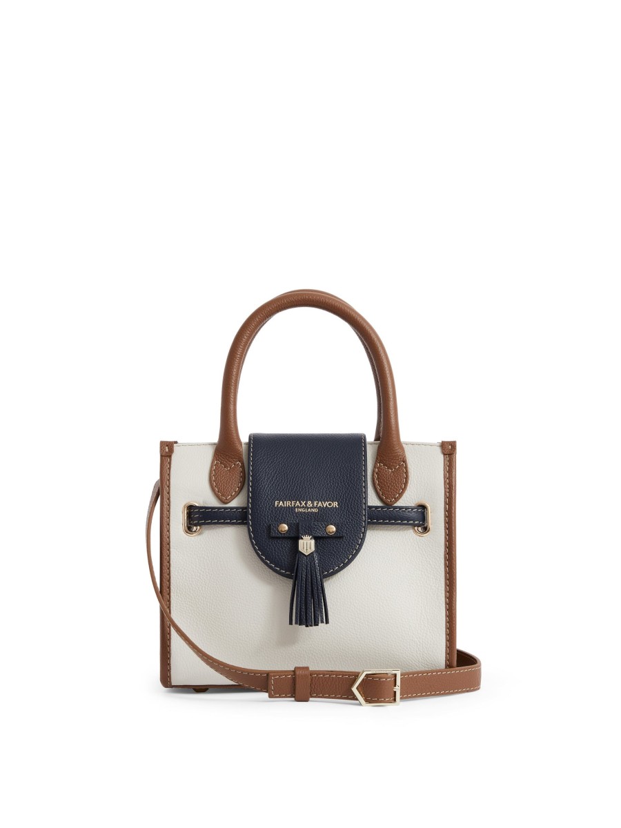 Women Fairfax & Favor Crossbody Bags | Women'S Mini Handbag-Tri-Colour Leather