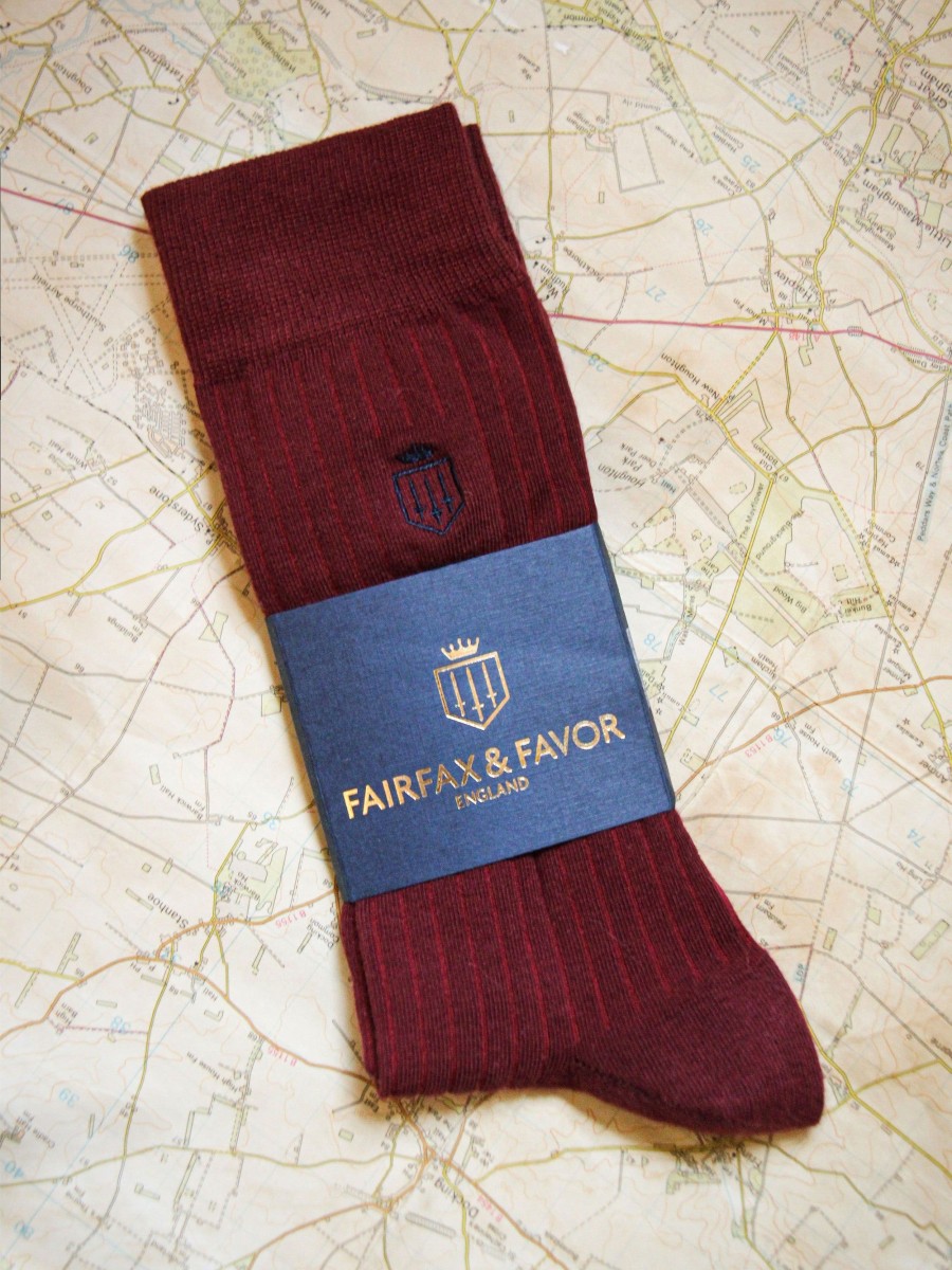 Men Fairfax & Favor Socks | Men'S Socks-Burgundy