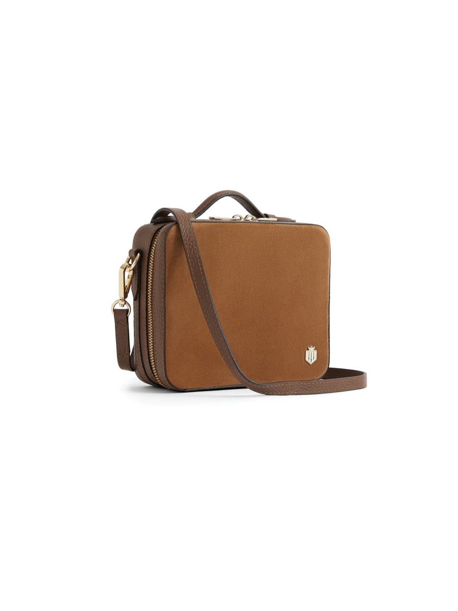 Women Fairfax & Favor Crossbody Bags | Women'S Crossbody Bag-Tan Suede