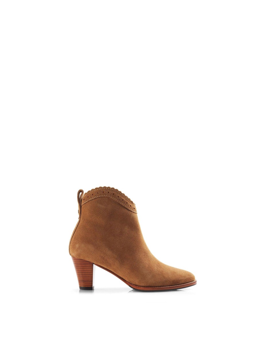 Women Fairfax & Favor Ankle Boots | Women'S Ankle Boot-Tan Suede