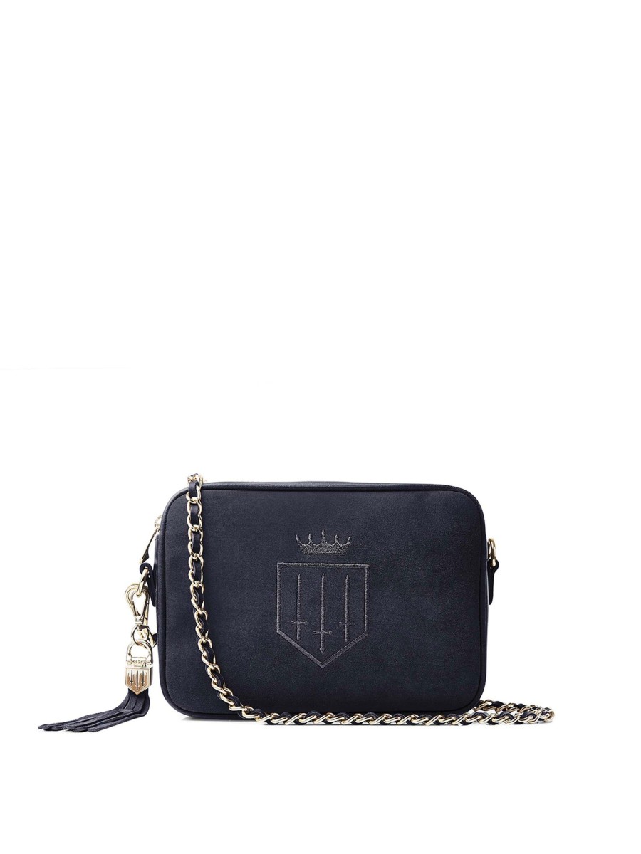 Women Fairfax & Favor Crossbody Bags | Women'S Crossbody Bag-Navy Suede