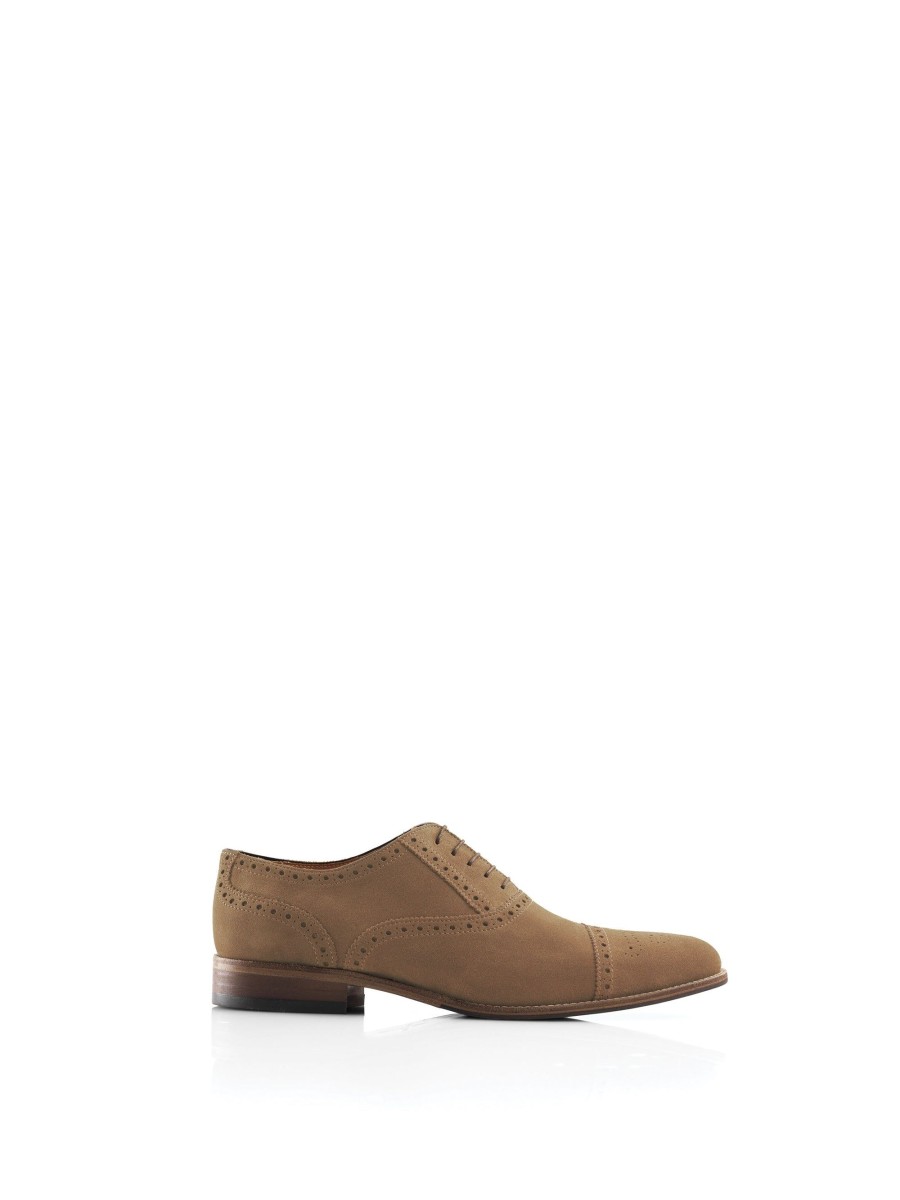 Men Fairfax & Favor Men'S Shoes | Men'S Brogue-Taupe Suede