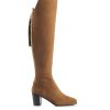 Women Fairfax & Favor Heeled Boots | Women'S Over-The-Knee Heeled Boot-Tan Suede