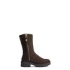 Women Fairfax & Favor Ankle Boots | Women'S Quarter-Length Boot-Chocolate Nubuck