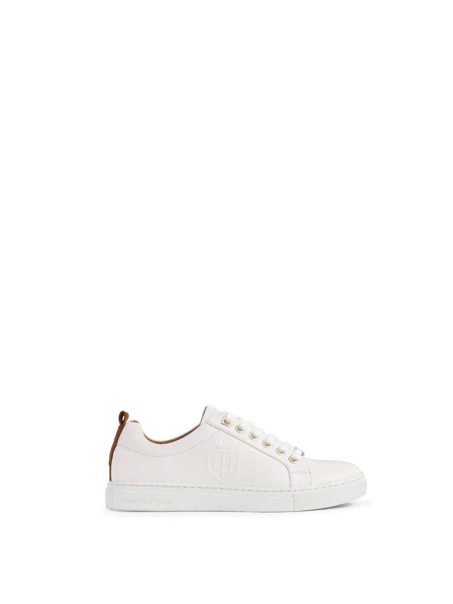 Women Fairfax & Favor Trainers | Women'S Trainer-White Leather