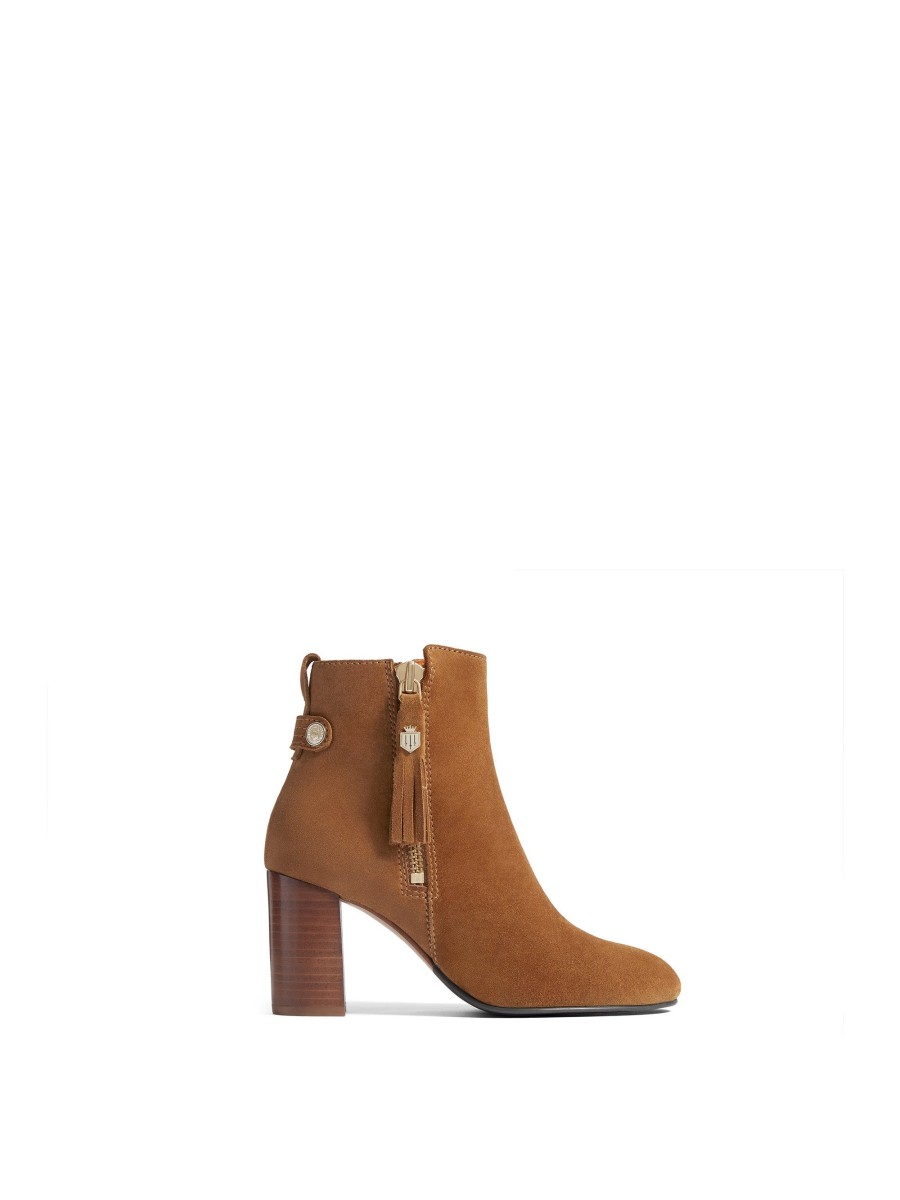 Women Fairfax & Favor Ankle Boots | Women'S Ankle Boot-Tan Suede