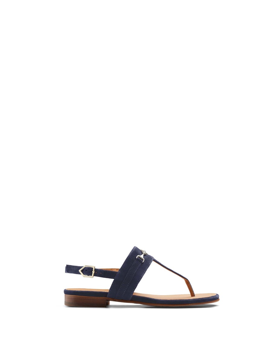 Women Fairfax & Favor Sandals | Women'S Sandal-Navy Suede