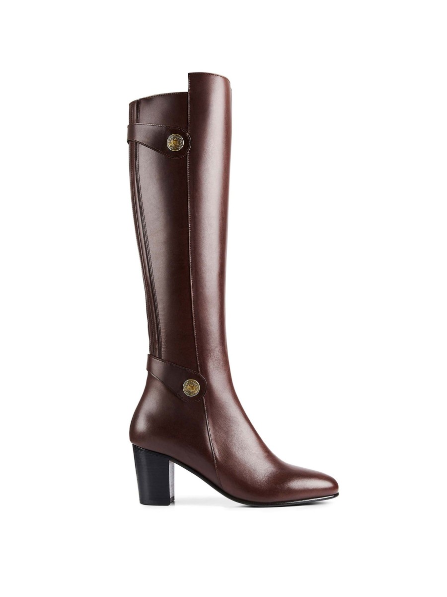 Women Fairfax & Favor Knee-High Boots | Women'S Tall Boot-Mahogany Leather