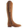 Women Fairfax & Favor Knee-High Boots | Women'S Tall Boot-Tan Suede, Regular Calf