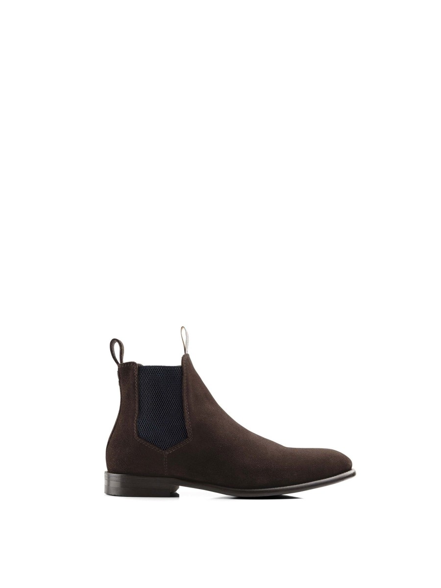 Men Fairfax & Favor Chelsea & Ankle Boots | Men'S Ankle Boot-Chocolate Suede