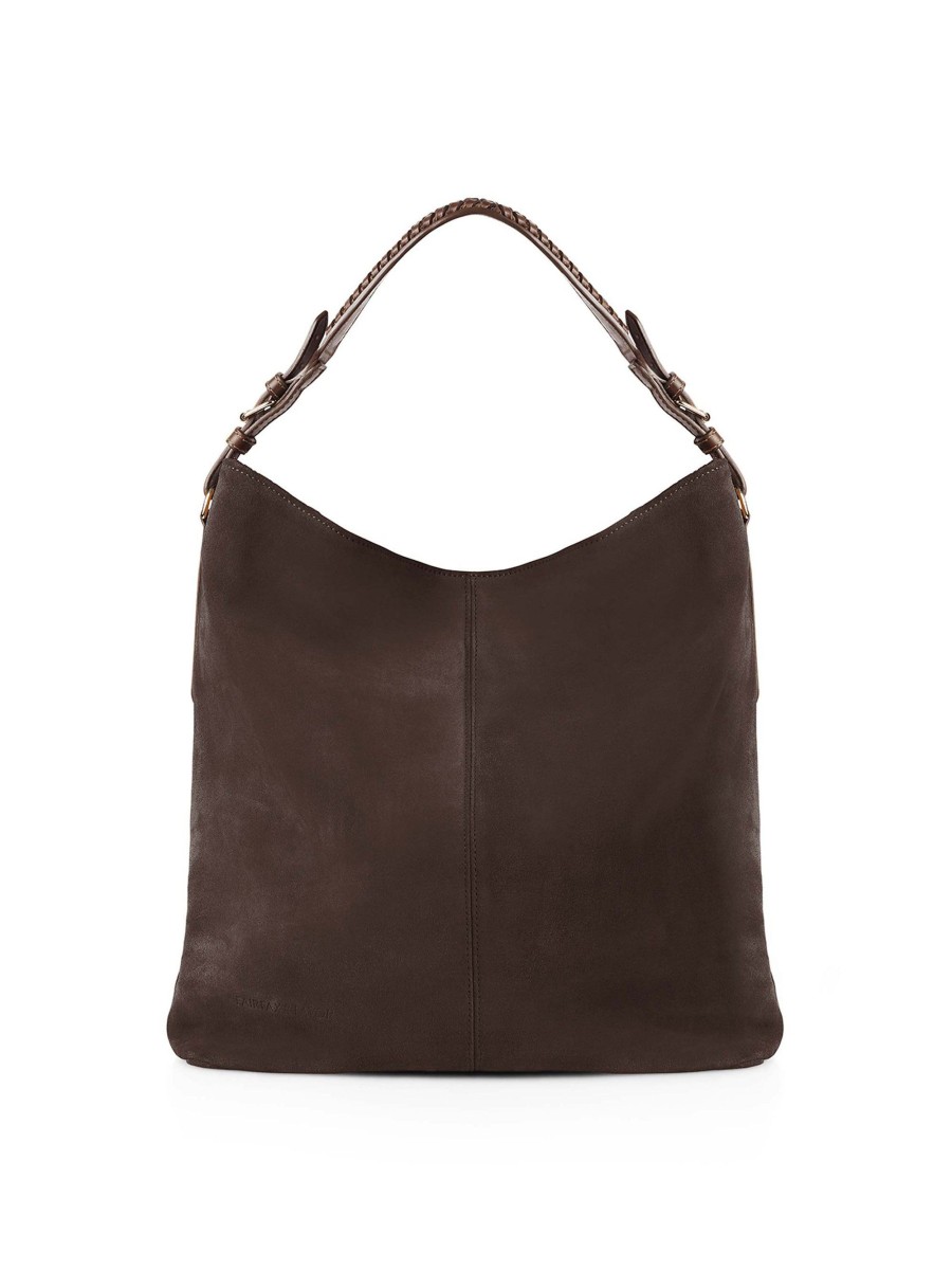 Women Fairfax & Favor Tote Bags | Women'S Tote Bag-Chocolate Suede