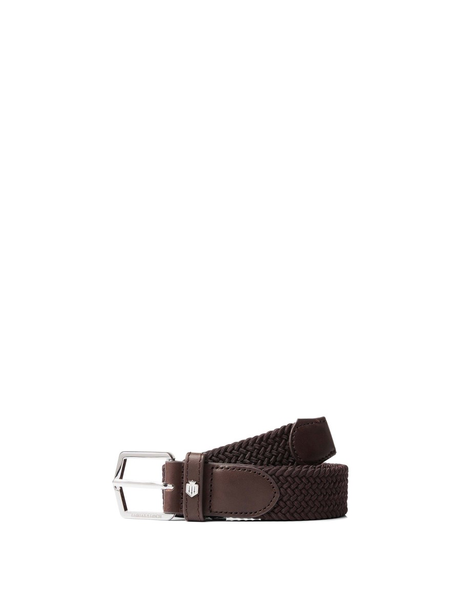 Men Fairfax & Favor Belts | Men'S Elasticated Belt-Chocolate